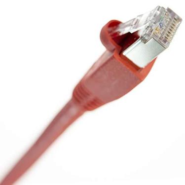 Imagem de NTW Cabo Ethernet Cat6 blindado 15 pés conector RJ45 folheado a vermelho cabo de fio LAN de internet para modem Router PC Mac Laptop PS2 PS3 PS4 Xbox 360 Painel de patch mais rápido que Cat5 Cat5e, 345-S6-015RD