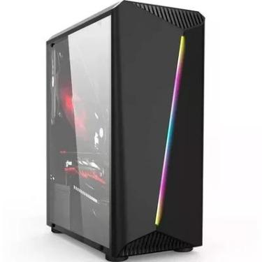 Imagem de Gabinete Hayom Gamer Lateral Vidro Rgb Gb1700