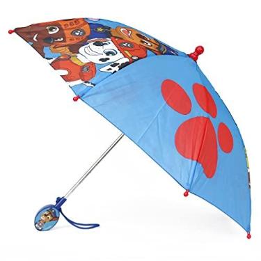 Imagem de Nickelodeon Guarda-chuva infantil, Patrulha Canina, roupa de chuva para crianças de 3 a 6 anos (azul)
