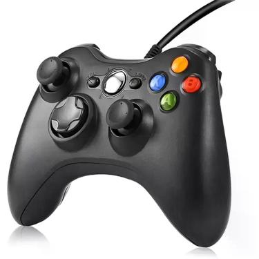 Imagem de Controle Com Fio Usb Xbox 360 Compatível Com Computador Notebook Celular E Cloud Game