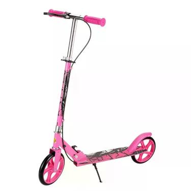 Imagem de Patinete Juvenil Radical Teen Top Rosa Dm Toys - DMR7069
