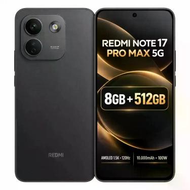 Imagem de Xiaomi Redmi Note 17 Pro.Max 5G 8GB RAM 512GB Global Black Oferta 5G 2