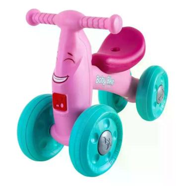 Imagem de Bicicleta Equilibrio Joy Rosa Baby Bike Infantil Treino - Bandeirante