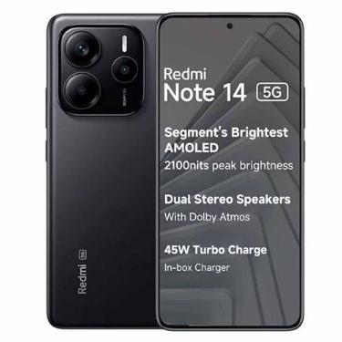 Imagem de Smartphone Not 14 5G 256GB 8GB RAM Dual SIM Tela 6.67" - Preto