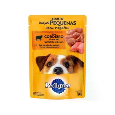 Imagem de Ração Úmida para Cachorro Adulto Sachê - Pedigree Cordeiro ao Molho 10