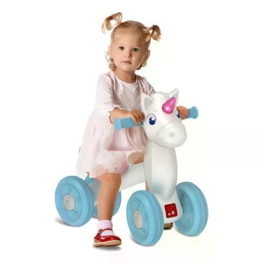 Imagem de Baby Bike de Equilíbrio Equilíbrio Unicórnio para Criança 1 Ano com Assento Anatômico Brinquedos Bandeirante
