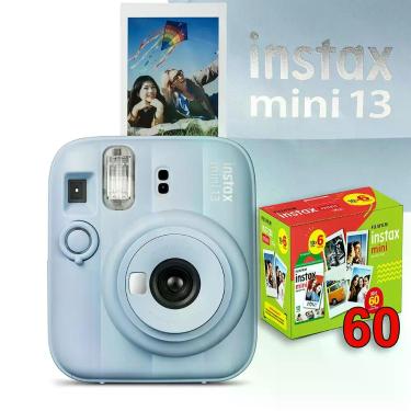 Imagem de Câmera FujiFilm Instax Mini 13 Azul com filme 60 Poses, Azul Candy