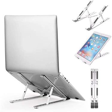 Imagem de Suporte Dobrável Regulável Para Notebook E Macbook Portátil Slim S50 Alumínio Luuk Young