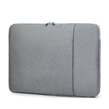 Imagem de Case para Notebook Fina Capa Protetora Fina para Laptop de 14 polegadas Compatível com Todos os Laptops Cinza