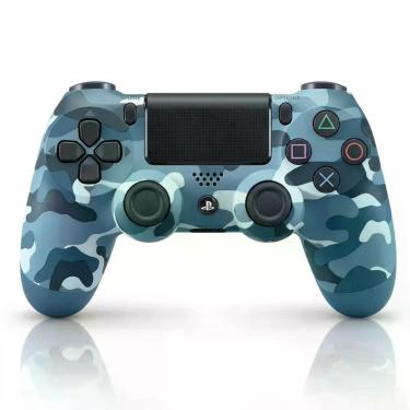 Imagem de Controle Joystick Sem Fio para PS4 Controle Gamer Ergonômico com Vibra