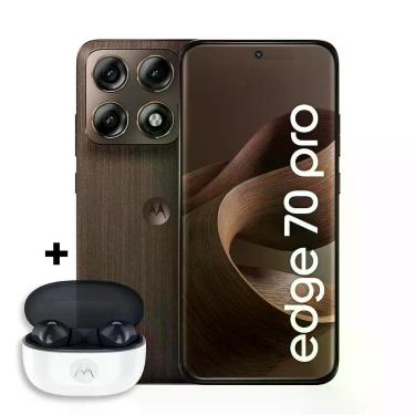 Imagem de Kit Smartphone Motorola Edge 70 Pro 5G 256GB + Moto buds 2, 256GB, Mar