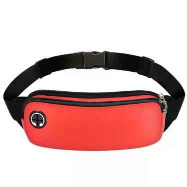 Imagem de Pochete Esportiva OEM Multicamadas à Prova D'água com Bolsos de Zíper e Alça Ajustável para Corrida