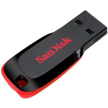 Imagem de Pen Drive 16GB USB 2.0,Cruzer Blade, Preto, SDCZ50, SanDisk