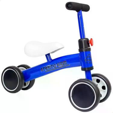 Imagem de Bicicleta Andador Tico-Tico de Equilíbrio sem Pedal Infantil 4 Rodas A