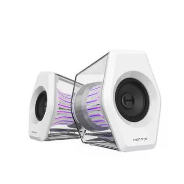 Imagem de Caixa de Som para PC, 32W RMS, Design Transparente, Bluetooth 5.4, RGB Interativo, Bivolt | G2000 PRO EDIFIER - Branco