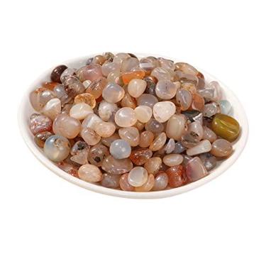 Imagem de 0,27-0,35 polegadas polidas ágata pedras coloridas decoração pedras seixos natural polido rio pedras misturadas coloridas para jardim aquário vasos vasos decoração 3,5 onças type2