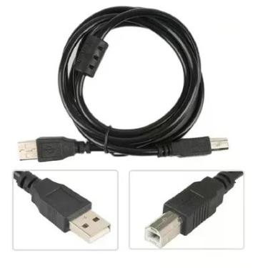 Imagem de Cabo De Impressora USB 2.0 A-B Exbom, Para HP, Epson, Canon, Lexmark, 1.8M