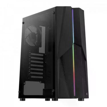 Imagem de Gabinete Gamer Aerocool Mecha Preto Rgb Lateral Vidro [f002]