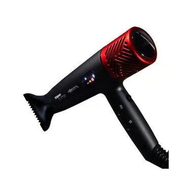 Imagem de Secador de Cabelos Taiff Turbe Digital Íons Negativos 2400W Preto/Vermelho