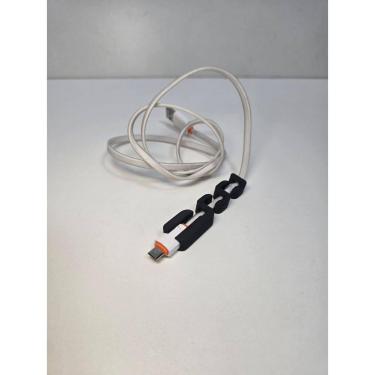 Imagem de Kit 2 protetores de cabo usb organizador e antiquebra para carregador 