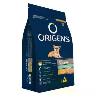 Imagem de Ração Origens Cães Sênior Porte Pequeno Frango e Cereais 3kg - Adimax