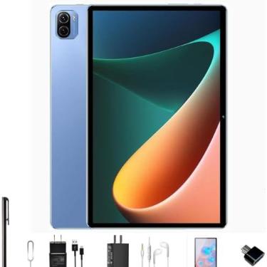Imagem de Tablet Pad 5 Pro, 10.1 Polegada Android 11 Tablet, 8GB+256GB, Processador Octa-Core, 32MP/16MP Câmera 8800mAh Bateria Dual SIM Slot (Azul)