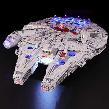 Imagem de BRIKSMAX Led Lighting Kit for Star Wars Ultimate Millennium Falcon - Compatible with Lego 75192 Building Blocks Model- Not Include The Lego Set