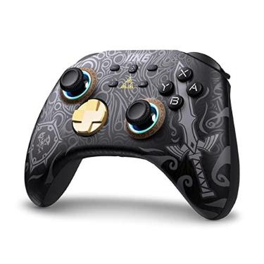 Imagem de IINE Controle Sem Fio para Switch, Controles Pro para Switch/Lite/OLED/PC Steam, Gamepad Remoto para Switch com Entrada para Fone de Ouvido/Luzes RGB/Macro/Ativação/Turbo/Rumble