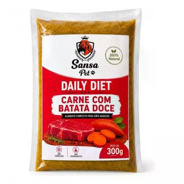 Imagem de Ração Úmida Sansa Pet Natural Cães Carne Bovina 300G Alimento Úmido Individual