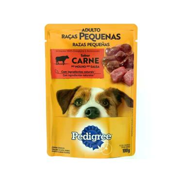 Imagem de Ração Úmida para Cachorro Adulto Sachê - Pedigree Carne ao Molho 100g,