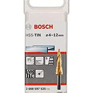 Imagem de Bosch Broca Escalonada para Metal HSS-TiN 4-12mm