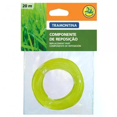 Imagem de Fio De Nylon Para Aparador De Grama Tramontina 1,8mm Com 20m De Comprimento