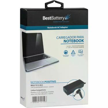 Imagem de Fonte Carregador para Notebook Positivo SIM+ 1955M - BestBattery, 65 W