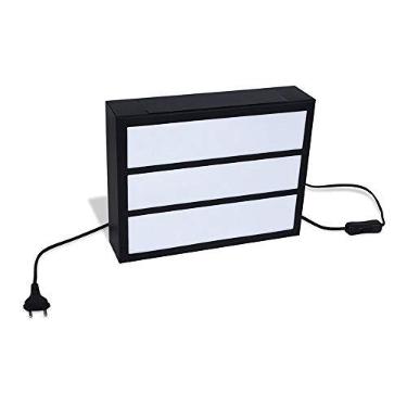 Imagem de Luminária de Mesa ou Parede Letreiro