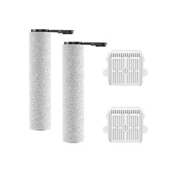 Imagem de Kit de acessórios de substituição de rolos e filtros de escova para aspirador Roborock F25 / F25 GT / F25 RT / F25 LT / F25 Ace / F25 Alt Wet Dry Aspirador, Inclui acessórios de peças sobressalentes