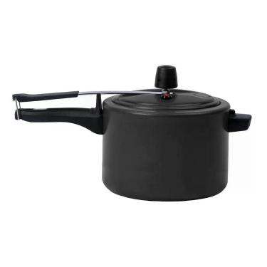 Imagem de Panela de Pressão Vapt Antiaderente Alumínio com Revestimento Cerâmico 7,5L Preta Brinox