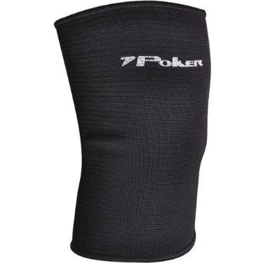 Imagem de Joelheira Poker Lisa Basic Preto, Preto, P
