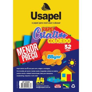 Imagem de Bloco para Educacao Artistica Usapel 8CORES A4 85G. 32FL. - Filiperson