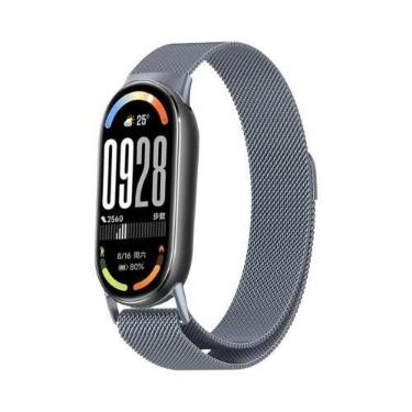 Imagem de Pulseira Magnética De Aço Inoxidável Para Xiaomi Mi Band 10 NFC Acessó