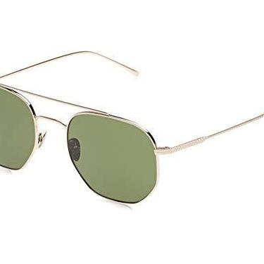 Imagem de Lacoste L210s Square Sunglasses Shiny Gold 53.9 mm