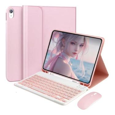 Imagem de Kit Capa para Samsung Tab S7 Fe/S8 Plus/S7 Plus: Capa para Tablet + Teclado Removível + Mouse