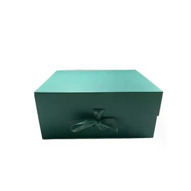 Imagem de Caixa De Presente C/Laco 33,5x26x16cm verde - Dalla Valle