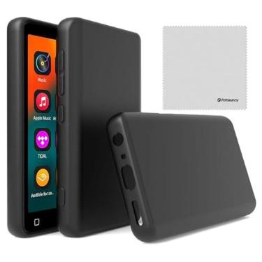 Imagem de Capa Mp3 Player para innioasis G1 G3 10.2 cm, capa Fotosuncy Slim Fit macia TPU fosco com pano de limpeza preta