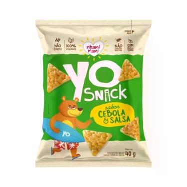 Imagem de Yo Snack Infantil Cebola E Salsa Vegano Sem Glúten - Nhami Mami 40g