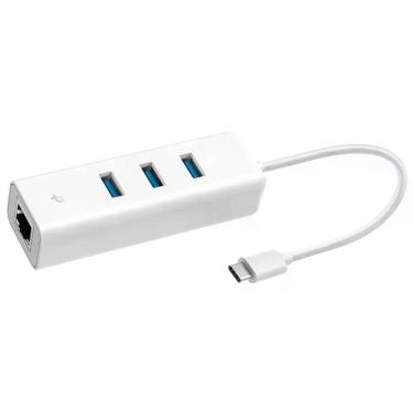 Imagem de Hub Usb-c Tp-link Ue330c Ethernet Gigabit 4 Portas - 3 Usb 3.0 - 1 Rj-45
