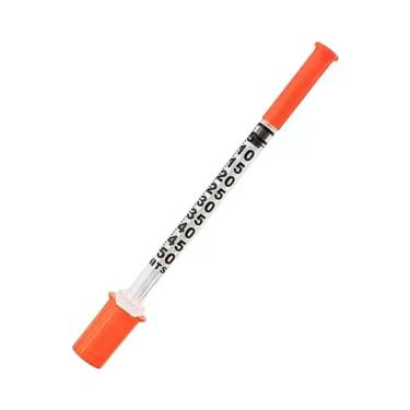 Imagem de Seringas Veterinárias Plásticas Descartáveis De 0,5ml Com Agulhas Para