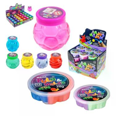 Imagem de Kit Brinquedo 2 Smash Arte Modelagem Mágica e Cores Vibrantes + 2 Mold