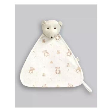 Imagem de Naninha de Bebê Ursinho Pelúcia Anjos Baby, Bege, U