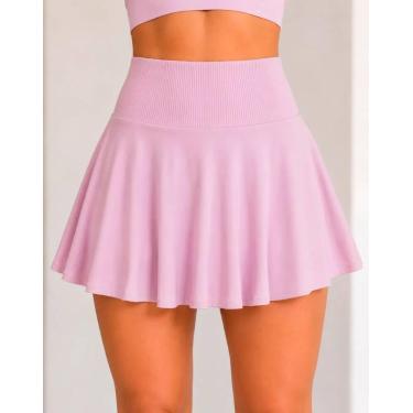 Imagem de Short Saia Poliamida Feminino Com Short Interno Fitness 8824 - Afterbo