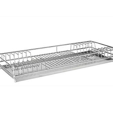 Imagem de Escorredor De Pratos Embutir 970x75x270mm Mód 1000mm Cromado